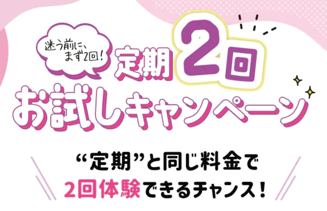 定期2回お試しキャンペーン