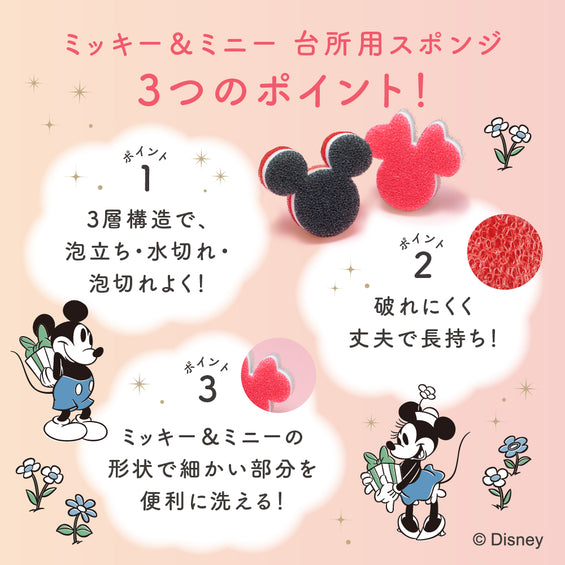 ディズニー(台所用スポンジ・玄関マット)