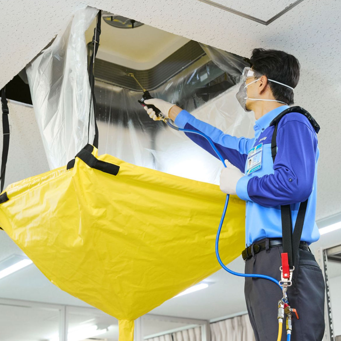 天井埋込型エアコンクリーニング