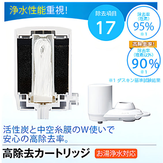 お湯もキレイにできる浄水器