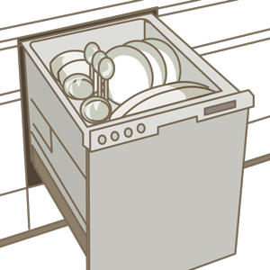 食器洗い乾燥機クリーニングビルトイン型
